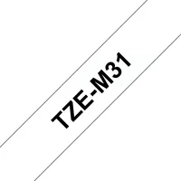 BROTHER P-Touch TZE-M31 black on clear-matte 12mm