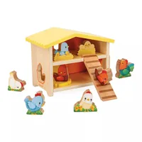 Janod Beschäftigungsspielzeug Mein erster Hühnerstall - Altersempfehlung ab: 18 Monaten - Material: FSC®-Holz - Eigenschaften: Keine Eigenschaft - Zertifikate: Keine Zertifizierung - Detailfarbe: Mehrfarbig