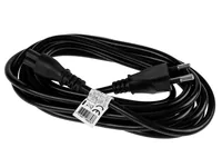 FURBER.power Netzkabel C5-T12 3.0 m Schwarz - Anzahl Leiter: 3 - Detailfarbe: Schwarz - Kinderschutz: Ja - Steckereigenschaften: Angespritzt - Steckertyp Ausgang: C5 - Leiterquerschnitt: 0.75 mm²