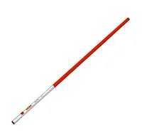 Aluminium-Stiel ZM-A 140 (rot/silber, 140cm)