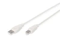 USB CONN. CABLE A B 3.0M USB 2.0 SUITABLE