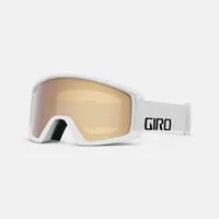 Giro Skibrille Semi Flash - Brilleneigenschaft: Anti-Fog-Beschichtung - UV-Schutz - Brillenglasfarbe: Gold - Detailfarbe: Weiss - Zielgruppe: Damen - Kinder - Form: Zylindrisch - Nachhaltigkeit: Nicht angegeben