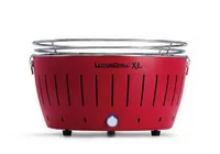 LotusGrill Tischgrill  XL, Feuerrot, Ø 40.5 cm - Breite: 43.5 cm - Höhe: 25.7 cm - Tiefe: 43.5 cm - Zusatzausstattung: Drehregler mit LED - USB-Anschluss - Typ: Tischgrill - Indirektes Grillieren: Nein