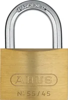 Abus Vorhängeschloss 55/45 Gold Messing - Schlossart: Schlüssel - Set: Nein - Aussenanwendung: Ja