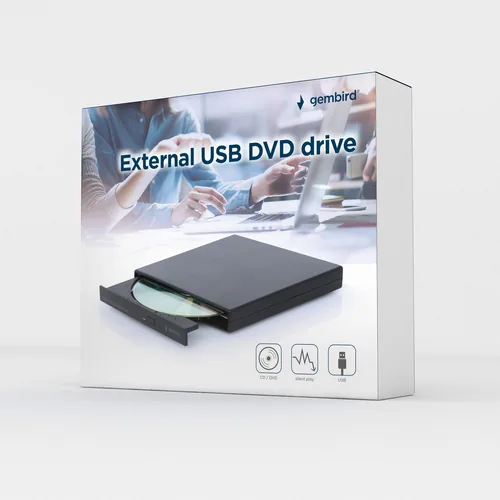 Gembird DVD-USB-04 optical disc drive DVD±RW Black