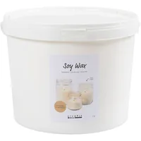 Creativ Company Wachs Soja Flocken, 5 kg - Packungsgrösse: 1 Stück - Detailfarbe: Weiss - Produkttyp: Wachs