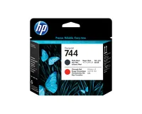 HP 744 Matte Black/Chromatic Red DesignJet Printhead testina stampante Getto termico d'inchiostro