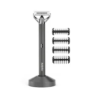 BaByliss Super-X Metal OT996E beard trimmer Battery 5 5 mm Wet & Dry Silver