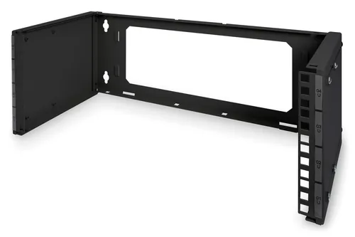DIGITUS Wandhalterung Patch-Halter 19 4HE schwarz
