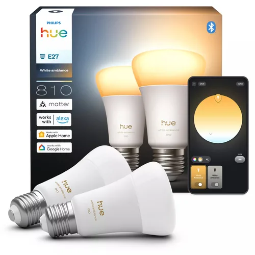 Philips Hue White ambience A60 – E27 smart bulb – 810