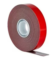 3M Aussenmontageband 19 mm x 5 m, Rot/Schwarz - Breite: 19 mm - Länge: 5 m - Verpackungseinheit: 1 Stück - Detailfarbe: Rot - Schwarz - Klebehaftung: Beidseitig - Art: Montageband