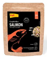 kyli Nassfutter Complete Menu Salmon, 150 g - Tierbedürfnis: Haut & Fell - Verdauung - Magen & Darm - Geschmacksrichtung: Fisch - Zertifikate: Keine Zertifizierung - Fleischsorte: Lachs - Packungsgrösse: 150 g - Futtereigenschaft: Ohne künstliche Zusätze 