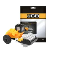 BRIXIES Bausteinmodell JCB Verdichter aus 114 Bausteinen - Anzahl Teile: 114 Teile - Altersempfehlung ab: 8 Jahren - Kategorie: Baustelle - Material: Kunststoff