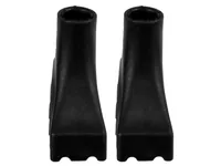 KOOR Gummipuffer universell Spikes - Zubehörtyp: Gummi - Spitze - Farbe: Schwarz - Sportart: Walking - Wandern