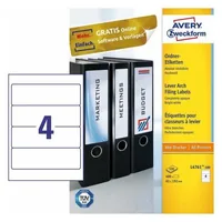 AVERY Zweckform Ordneretiketten L4761-100 weiß - 400 Stück