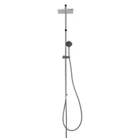 diaqua® Duschsystem Ymir Turn, Verchromt - Schlauchlänge: 1.8 m - Material: Kunststoff - Detailfarbe: Chrom - Anzahl Strahlarten: 1 - Ausführung: Ohne Mischer - Produktfamilie: Ymir