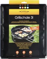 Durandal Grillschale Kunststoff - Breite: 28 cm - Länge: 35 cm