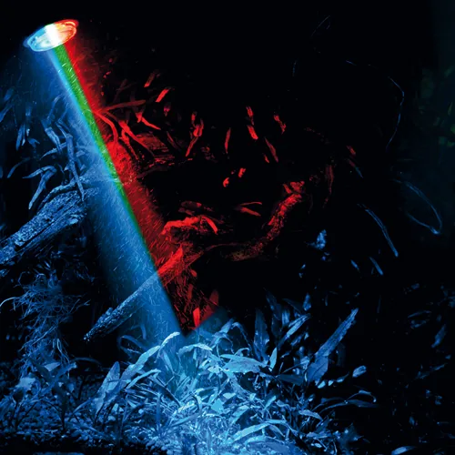 HOBBY Aquaristik Bubble Air Spot colour & moon LED AC Black