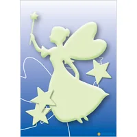 Herma Stickers Motivsticker Sternenfee, Nachtleuchtend - Motiv: Fee