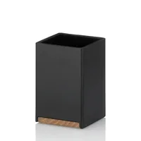 Kela 23687 bathroom tumbler Polyresin Square Single Freestanding bathroom tumbler