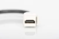 HDMI 2.0 KEYSTONE MODULE FEMALE/FEMALE CABLE COLOR WH