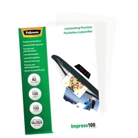 FELLOWES Laminiertasche A5 5351002 glanz, 100my 100 Stk