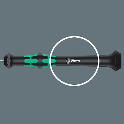 Wera Schraubenzieher 2054 Hex-Plus 2.0 x 60 mm Innensechskant - Schraubenziehertyp: Innensechskant - Anwendungsbereich: Elektronik & Feinmechanik - Grösse: 2