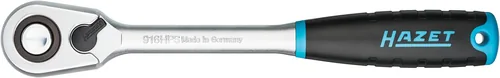 HiPer Feinzahn-Umschaltknarre 916HPS, 1/2"" (schwarz/blau, Betätigungswinkel 4°, Sicherheitsverriegelung)