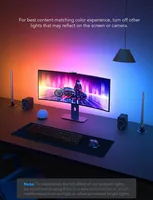 Govee Pro Gaming-Licht DreamView G1, RGBIC, WiFi - Lampensockel: LED fest verbaut - Farbtemperatur Kelvin: Keine Angabe - Aussenanwendung: Nein - Gesamtleistung: 36 W - Leuchten Kategorie: Starterset - Lichtfarbe: RGBIC - farbig (IC-Chip)