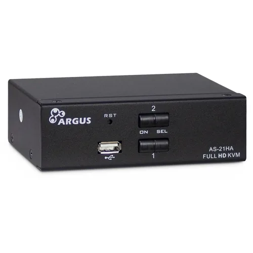 Inter-Tech AS-21HA HDMI KVM switch Black
