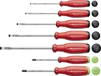 PB Swiss Tools Schraubenzieher-Set PB 38253 Schlitz und Pozidriv - Anwendungsbereich: Universal - Werkstatt - Schraubenziehertyp: Pozidriv - Schlitz - Grösse: Diverse