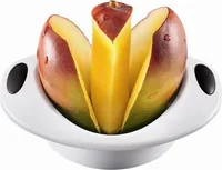 Moha MANGO slicer Manual White Plastic, Stainless steel