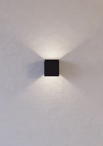 EGLO Leuchten Wand-/Deckenleuchte VALMONTONE Schwarz LED 2 x 1.5W 3000K - Leuchten Kategorie: Wandleuchte - Betriebsart: Netzbetrieb - Lampensockel: LED fest verbaut - Farbtemperatur Kelvin: 3000 K - Dimmbar: nicht dimmbar - Farbwiedergabeindex CRI: 0
