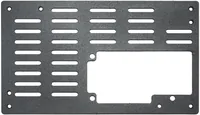 Inter-Tech AC Netzteilblende ATX-02, ATX-FlexATX, Stahl