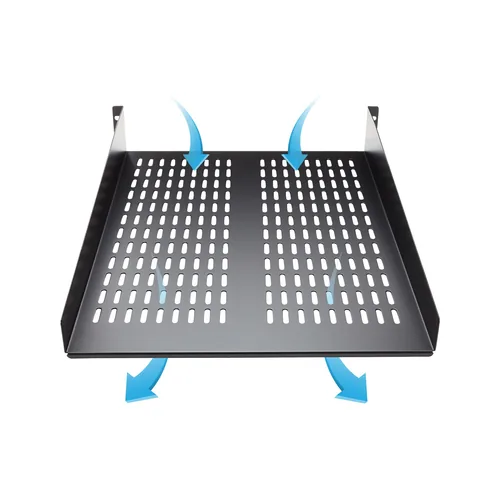 2U 22IN FIXED RACK MOUNT SHELF .