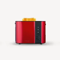 Severin AT 2217 tostapane 2 fetta/e 800 W Metallico, Rosso