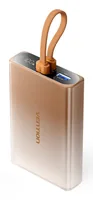Vention 10000mAh power bank with LED display, USB-C + Lightning + USB-A, 22.5W (copper)