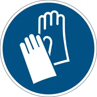 Durable 103906 self adhesive sign Blue, White