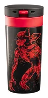 Bialetti Thermobecher Stranger Things, 380 ml, Schwarz / Rot - Material: Edelstahl - Griffe: Nein - Nachhaltigkeit: Nicht angegeben - Fassungsvermögen: 380 ml - Detailfarbe: Rot - Schwarz