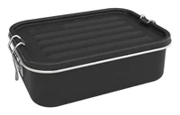 Sigg Lunchbox Gemstone 1.1 l Edelstahl, Obsidian Schwarz - Materialtyp: Metall - Unterteilungsmöglichkeit: Ja - Material: Edelstahl - Set: Nein - Motiv: Kein - Anwender: Erwachsene - Kinder