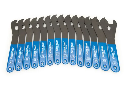 ParkTool Konusschlüssel Set, SCW-Set.3 - Fahrrad Werkzeugtyp: Konusschlüssel - Nachhaltigkeit: Nicht angegeben - Set: Ja - Farbe: Blau - Schwarz