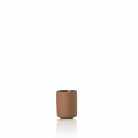 Zone Denmark Zahnputzbecher Ume Terracotta - Detailfarbe: Terracotta - Detailmaterial: Steingut - Grundmaterial: Keramik