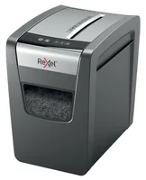 Rexel Aktenvernichter Momentum Slim X410 P-4, 10 Seiten - Vernichtbare Aktentypen: Papier - Büroklammern - Schnittart: Partikelschnitt - Sicherheitsstufe: 4 - Schnittausgabe: 4 x 28 mm - Blattkapazität: 10 Seiten - Zufuhrautomatik: Nein