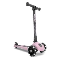 Scoot and Ride Scooter Highwaykick 3 LED, Rose - Altersempfehlung ab: 3 Jahren - Ausstattung: Fussbremse - Reifentyp:  Kunststoffreifen - Eigenschaften: Keine Eigenschaft - Zertifikate: Keine Zertifizierung - Belastbarkeit: 50 kg