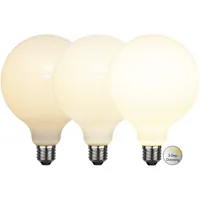 Star Trading LED Leuchtmittel, E27 G125 Opaque Filament RA90 3-step - Energieeffizienzklasse: F - Lampensockel: E27 - Protokoll: Ohne - Smart Home: Nicht kompatibel - Farbtemperatur Kelvin: 2700 K - Gesamtleistung: 7.5 W