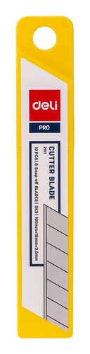 DELI Ersatzmesser für Cuttermesser 18mm 10 Stück