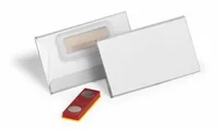 DURABLE Namensschild m Magnet verdrehsicher 40x75mm 25er PAK