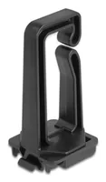 DELOCK Kabelbügel 70 x 24 mm mit Montageplatte schwarz