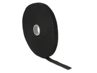 DELOCK Kabelbinder Klettverschluss 10.000x13mm 1x Rol schw.