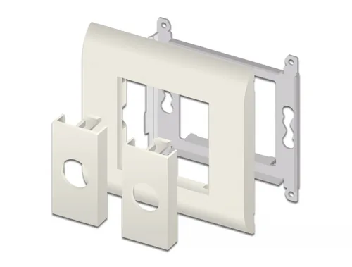 DeLOCK 81314 mounting kit White Plastic